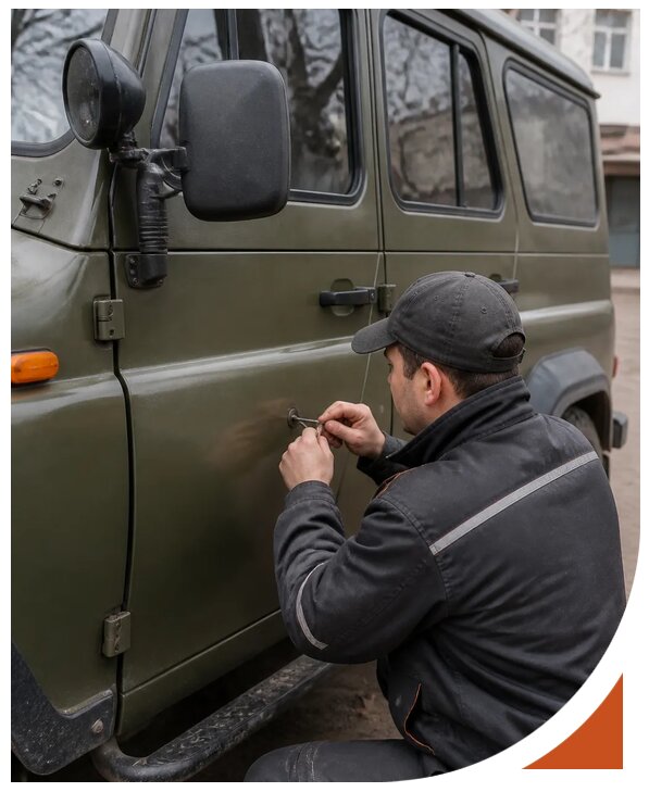 Профессиональное вскрытие автомобиля УАЗ без повреждений в Бугульме